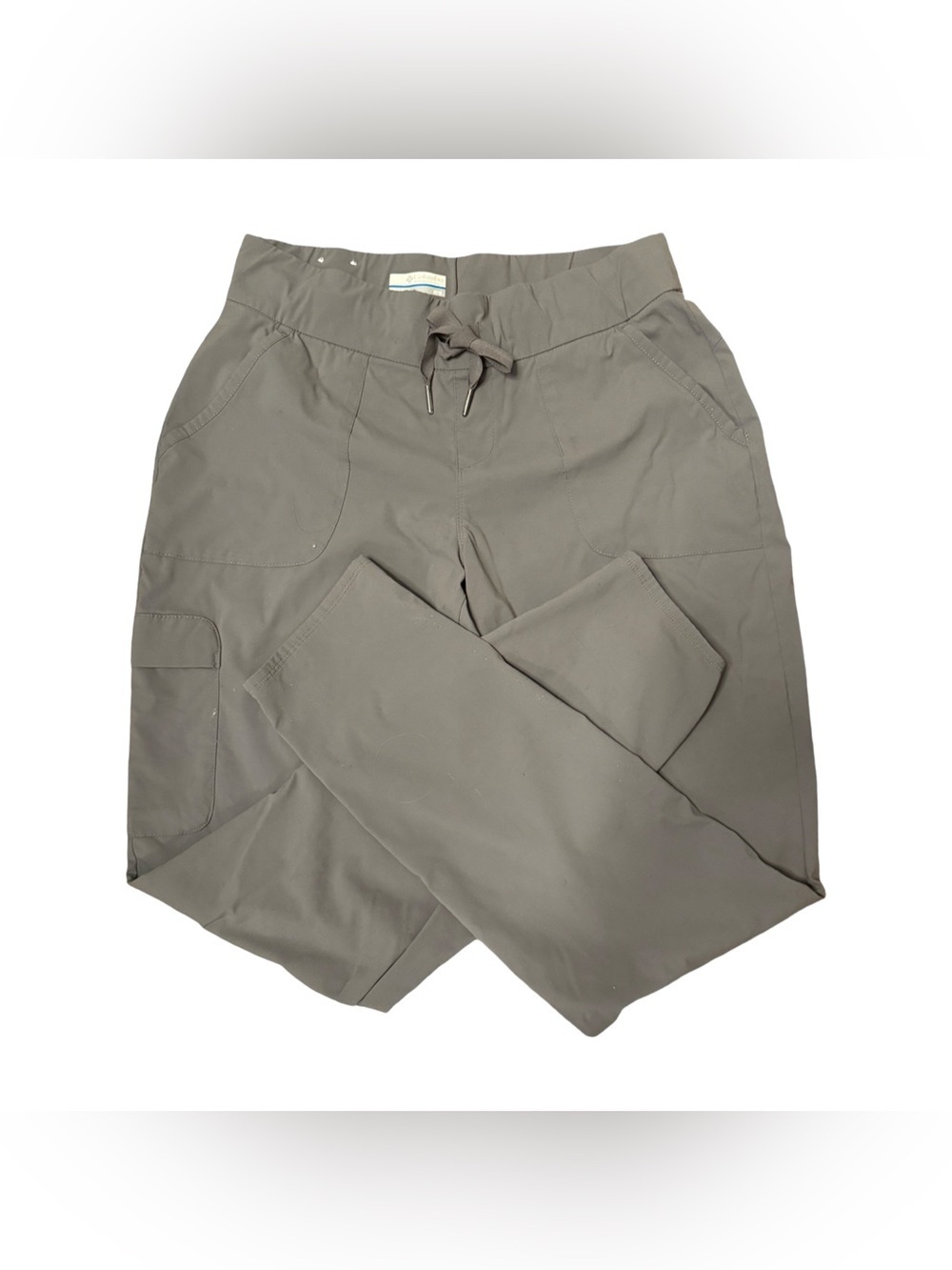 Columbia Olive Gray Drawstring Cargo Joggers